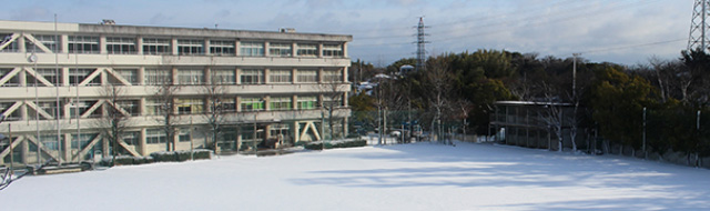 学校冬